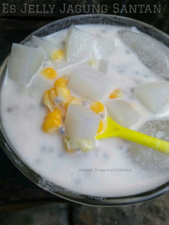 Foto resep #5. Es Jelly Jagung Santan #PekanInspirasi