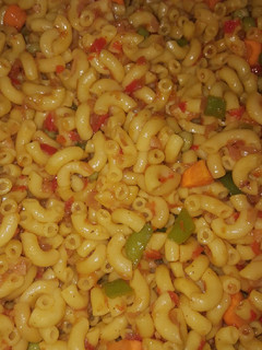 A picture of Fried macaroni.