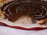 Pie marmolado de tres chocolates