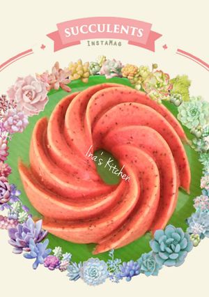 Foto resep Cake Buah Naga