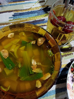 Gambar Resipi Berpantang : Pak Choy & Lobak Putih Masak Air