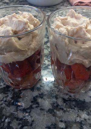 Una foto de Trifle de Frutillas
