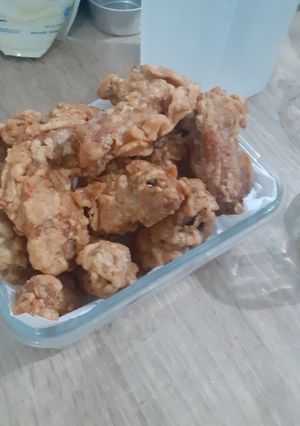 Foto resep 33. Ayam tepung siap dalam sekejap/ Chicken Wings butter garlic