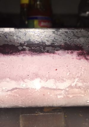 Foto resep Es krim blackberry #keto
