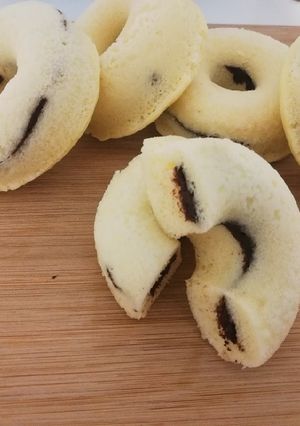 Una foto de Donuts círculo rojo 🔴 saludables al micro