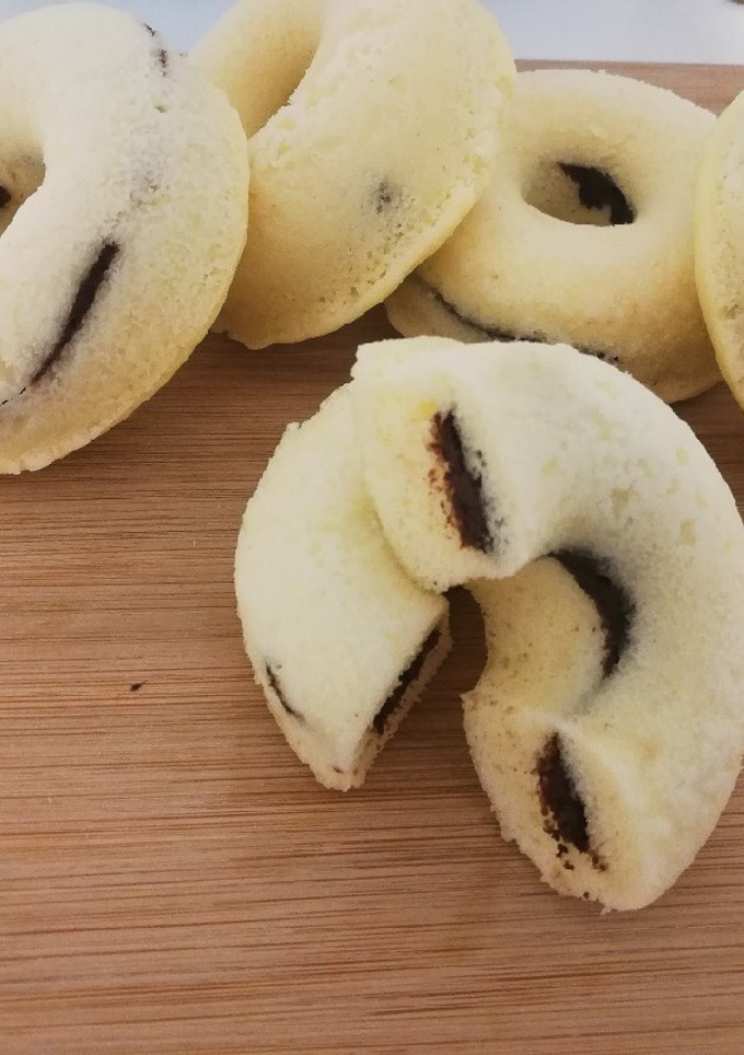 Una foto de Donuts círculo rojo 🔴 saludables al micro