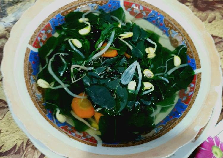 Resep Sayur bening daun katuk yang Enak