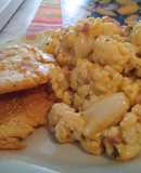 Mac and Cheese de Cauliflower. Keto & Low Carb