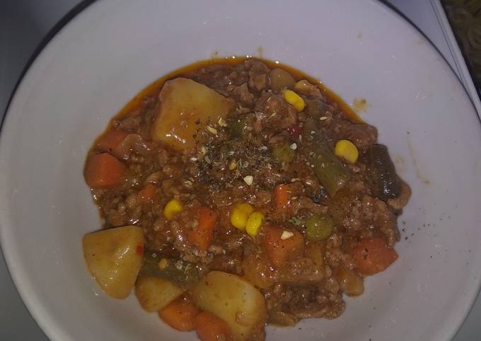 Recipe of Super Quick Homemade Mince with left over potatoes - New Recipes