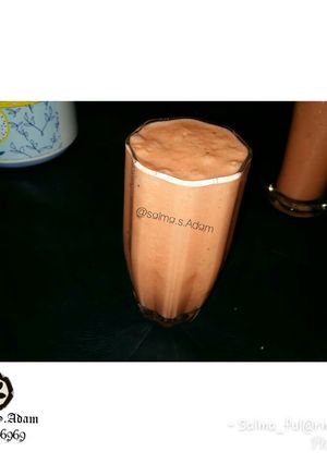 A picture of Watermelon and banana smoothie by salma.s.Adam(ful@rny_classy_b).