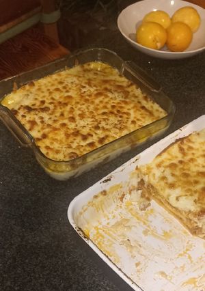 Una foto de Lasaña de crepes