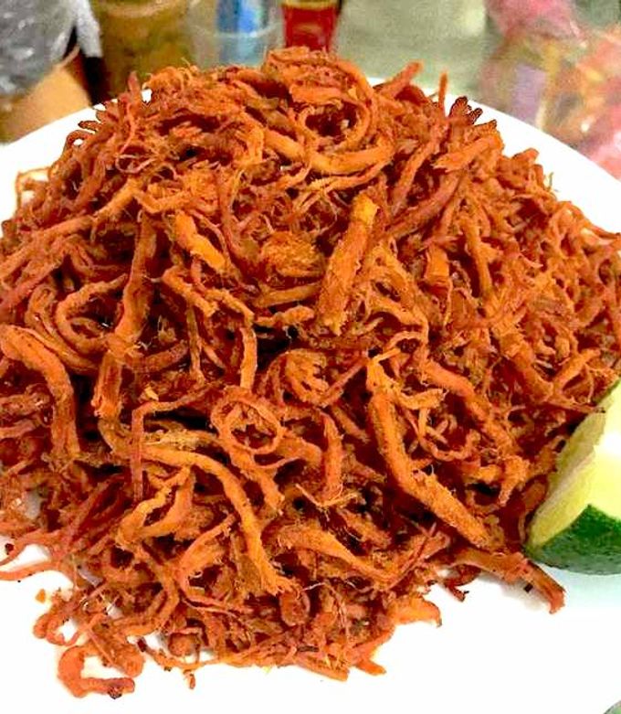 Hình của món Thịt lợn giả bò khô.