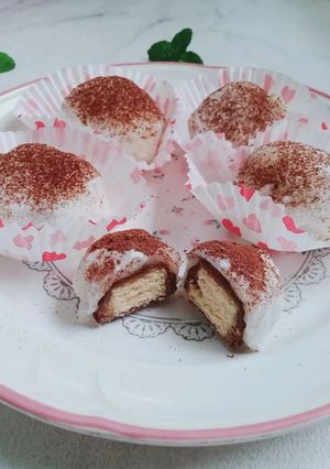 Foto resep Mochi Wafer Caramel (Tanpa Tepung Ketan)