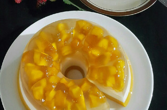 Anti Ribet, Bikin #200 Puding lapis mangga Wajib Dicoba