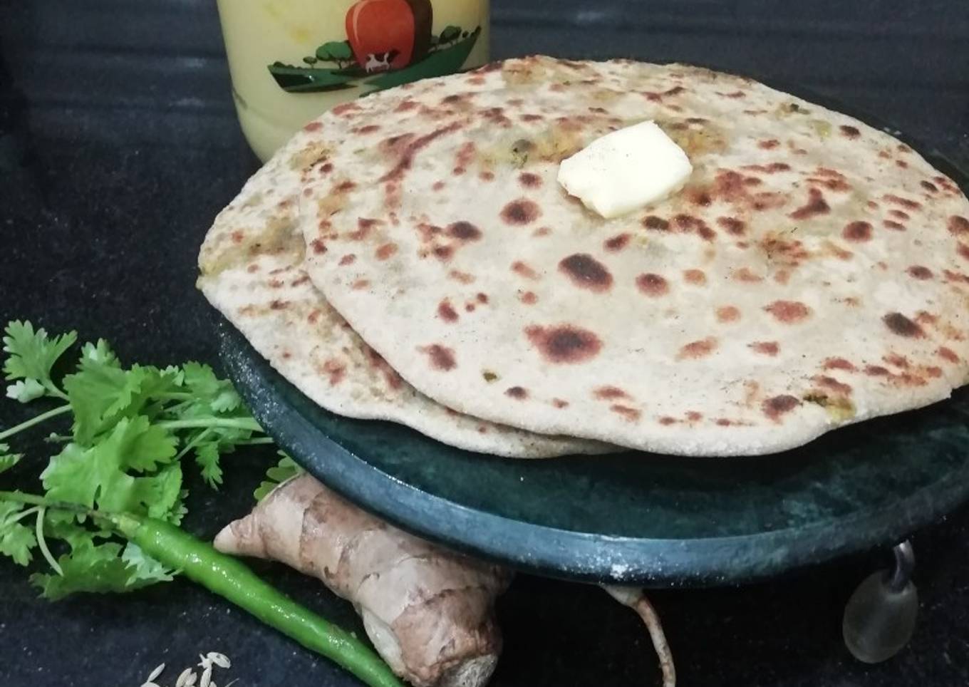 Onion & Fennel Seeds Paratha