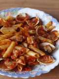 Macarrones con almejas