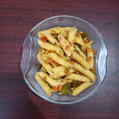 Vegetable pasta A picture of Vegetable pasta.