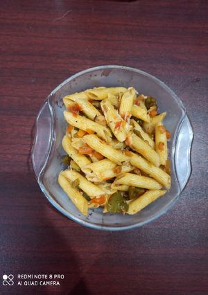 A picture of Vegetable pasta.