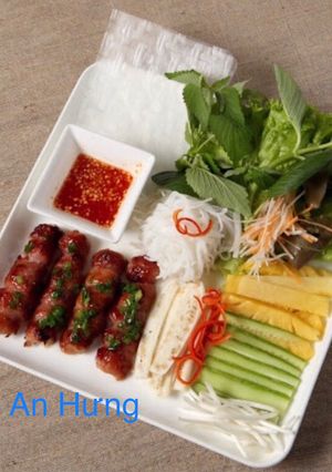 Hình của món Nem Cuốn Bánh Tráng.