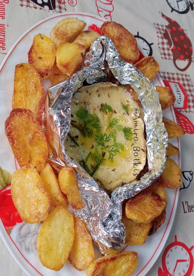 صورة لوصفة جبن كومومبار وبطاطا محمرة 🥔🧀