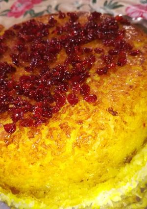 عکسی از دستور ته چین گوشت بره