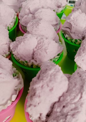 Foto resep Bolu Kukus Mekar Bunga Telang + Santan (No Soda)