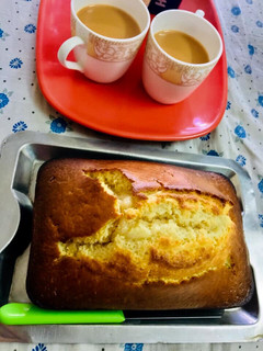 A picture of Tea time cake.