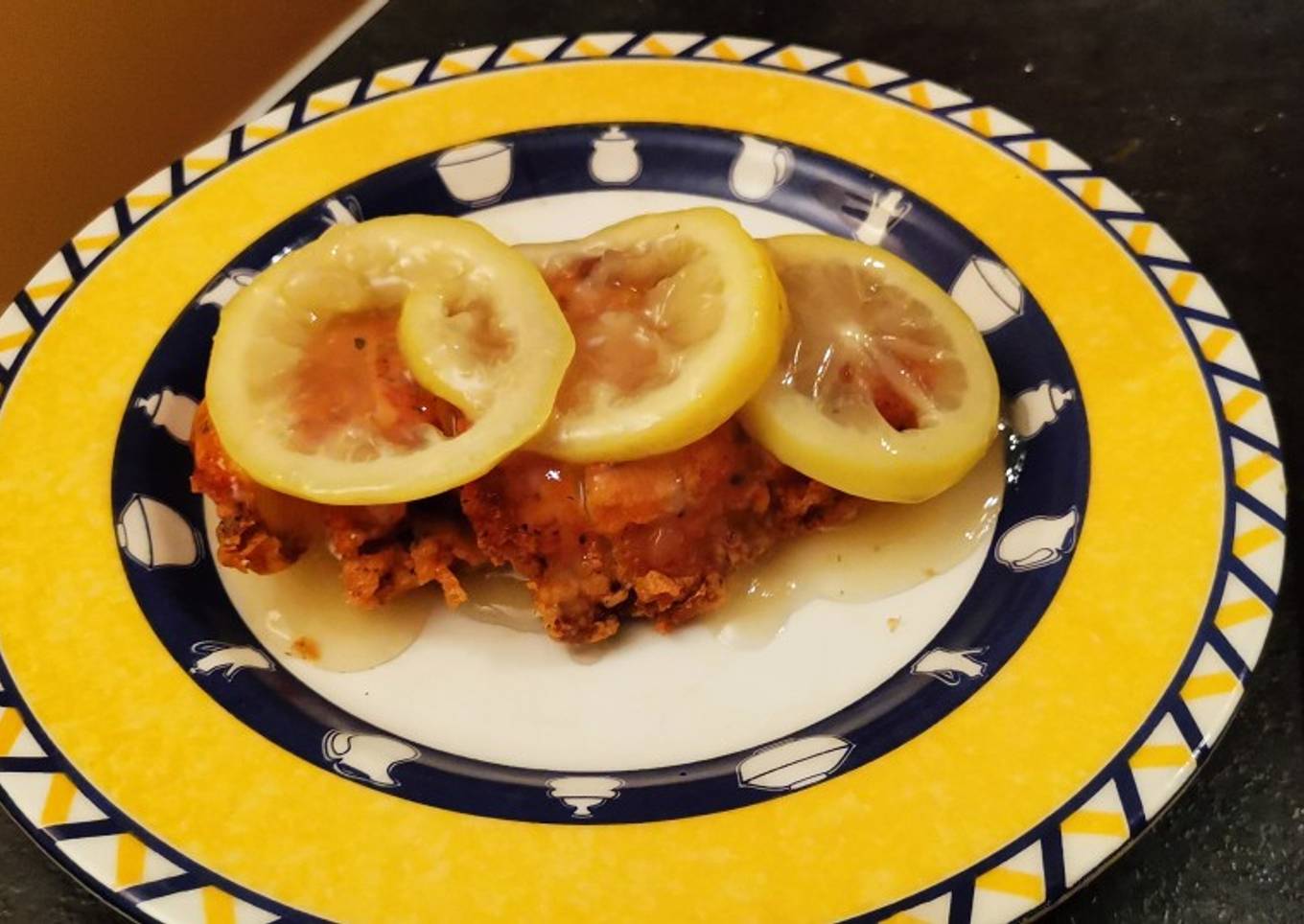 Pollo al limón estilo chino