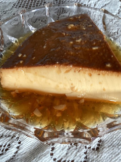 Una foto de Flan de dulce de leche