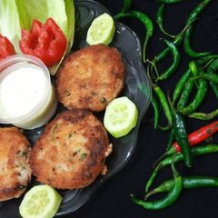 Aloo ke kabab A picture of Aloo ke kabab.