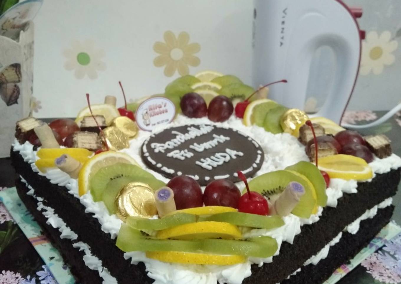Kue Ultah Buah, cocok untuk Pemula