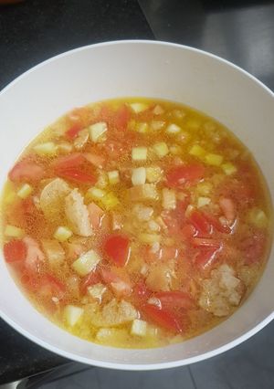Una foto de Gazpacho de era
