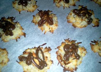 Without Fail Cooking Recipe Chocolate and Almond Macaroons Delicious Nutritious