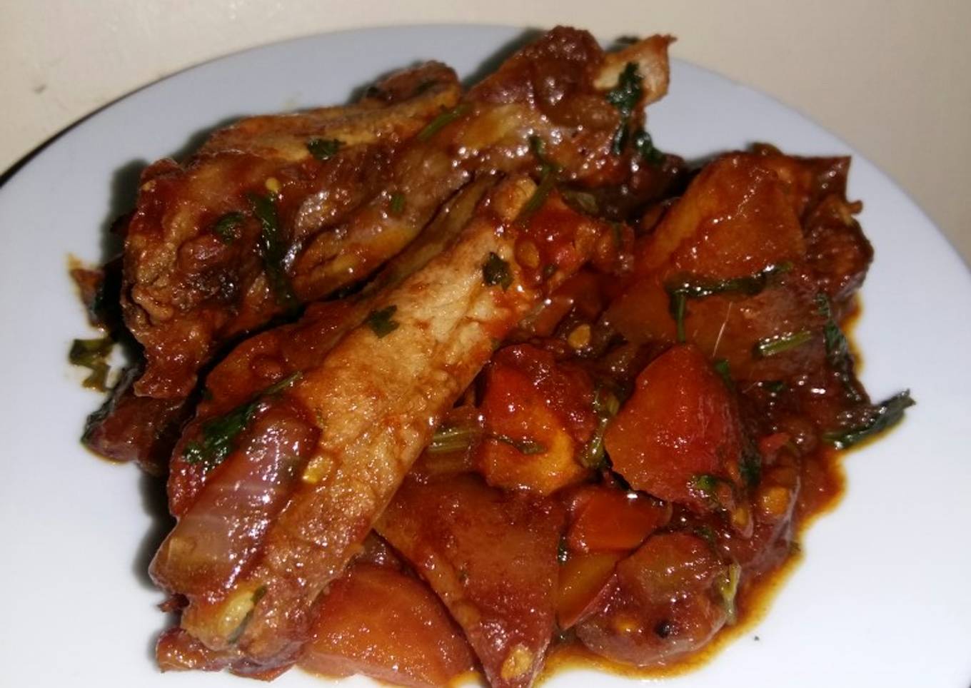 Dry fried pork #localfoodcontest_NairobiEast