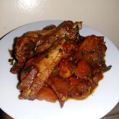 A picture of Dry fried pork #localfoodcontest_NairobiEast.