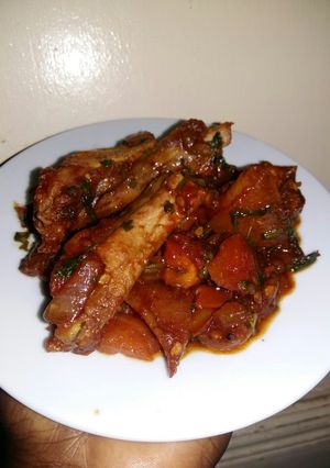 A picture of Dry fried pork #localfoodcontest_NairobiEast.