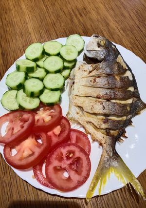 A picture of Fried Pompano.