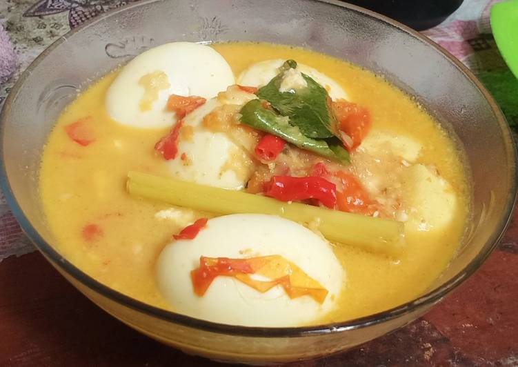 Resep Telur Tahu Bumbu Kuning Pedas, Menggugah Selera