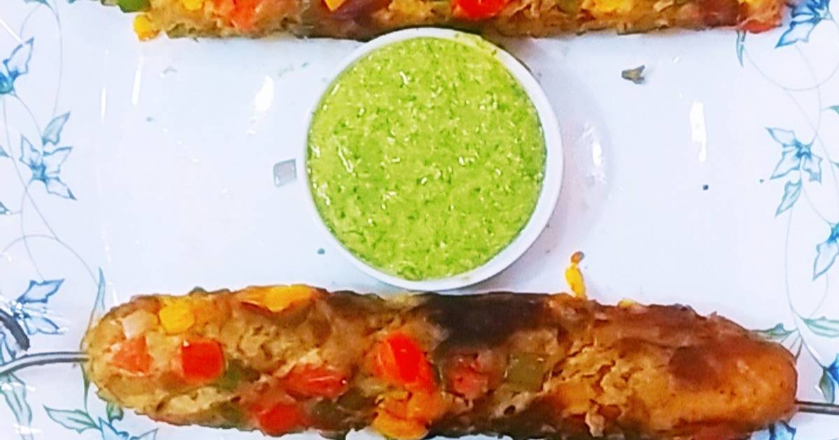 Chicken Gilafi kebab Recipe by Farhat Banu Cookpad