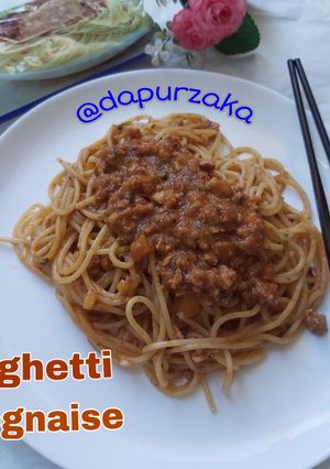 Foto resep 156》Spaghetti Bolognese Homemade 😋