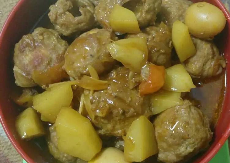 Bola2 daging telur puyuh