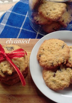 Foto resep Oatmeal cookies (cinnamon raisin)