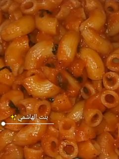 صورة لوصفة مكرونه بطريقتي 😋✨