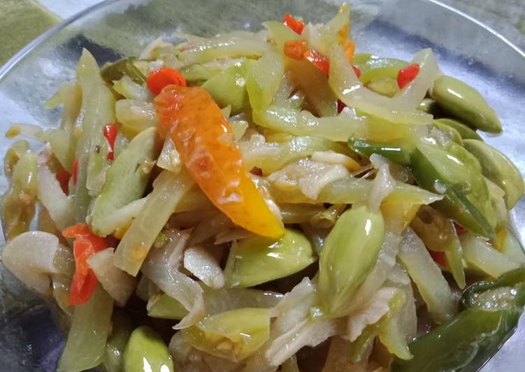 Resep "oseng manisa campur pete" yang Lezat