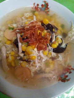Foto resep sup ayam jagung