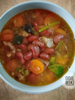 Foto resep Bruine Bonen Soep / Sup Brenebon