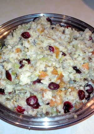 A picture of Holiday Brown and Wild Rice Pilaf.