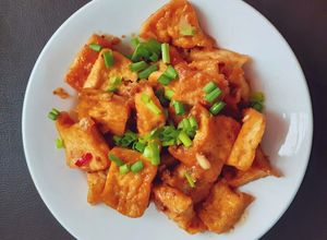 Hình của món Đậu phụ kho tương bần - Món chay.