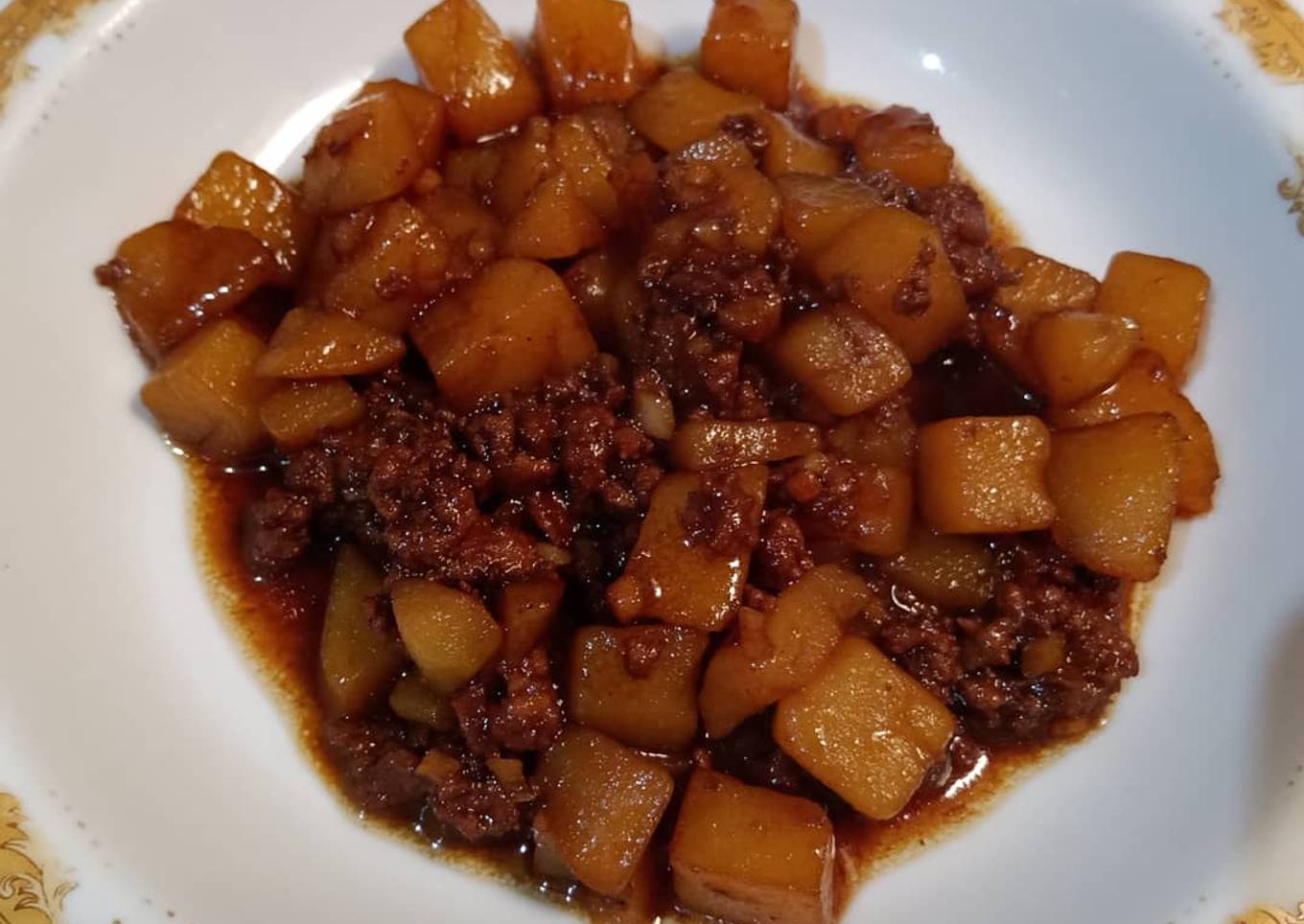 Kentang Babi (tidak halal)