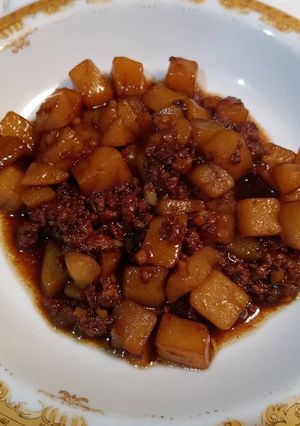 Foto resep Kentang Babi (tidak halal)